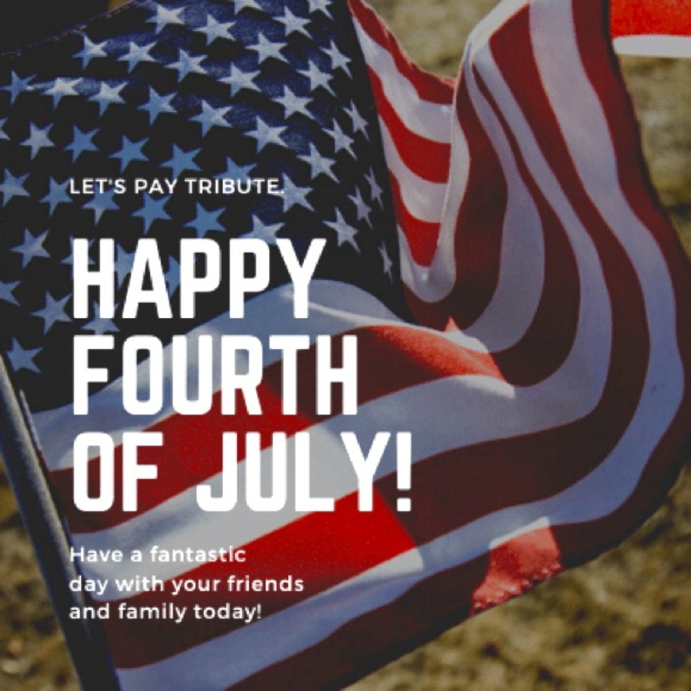 Happy Fourth to all!!!❤️💙❤️💙🇺🇸